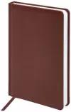 Ежедневник-планер (планинг) / записная книжка / блокнот недатированный формат А5 138x213 мм Brauberg Profile, балакрон, 136 листов, коричневый