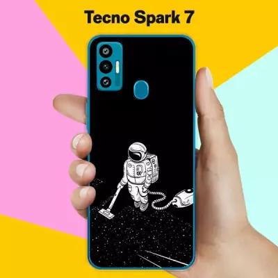Силиконовый чехол на Tecno Spark 7 Пылесос / для Техно Спарк 7