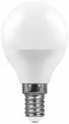 Лампа светодиодная LED 7вт Е14 белый шар | код. 25479 | FERON (4шт. в упак.)