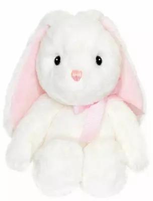 Игрушка мягкая Aurora Кролик Кремовый с лентой 17см 171056B