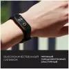 Силиконовый ремешок для смарт часов Xiaomi Mi Band 3 и 4 / Спортивный сменный браслет на фитнес трекер Сяоми Ми Бэнд 3 и 4 / Белый