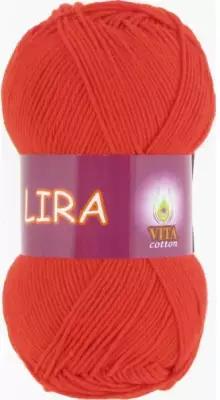 Пряжа Vita cotton Lira алый (5030), 40%акрил/60%хлопок, 150м, 50г, 1шт