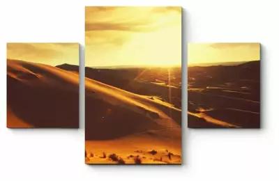 Модульная картина Закат в пустыне 170x111