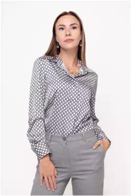 Блуза Luna, размер 42/S, серый