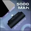 Внешний аккумулятор power bank 5000 mAh разъем Lightning WALKER WB-950, портативная зарядка, повербанк, пауэр банк айфон, пауэрбанк для iphone, черный