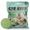 Наполнитель для кошачьих туалетов Cat Step Tofu Green Tea, растительный комкующийся, 12л
