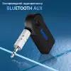 Беспроводной аудиоресивер AUX - Bluetooth AMFOX BT-350, черный / Адаптер для автомобиля, переходник в машину