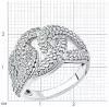 Серебряное кольцо Diamant online 264533 с фианитом
