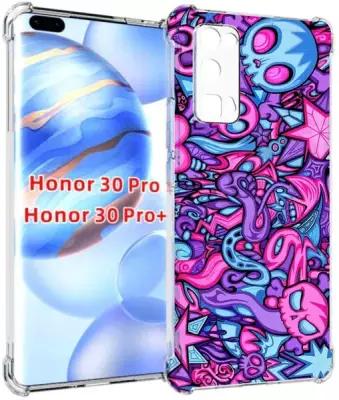 Чехол задняя-панель-накладка-бампер MyPads крутой-паттерн для Huawei Honor 30 Pro/Honor 30 Pro plus + (EBG-AN10) противоударный