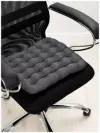 Подушка на стул Bio-Line с лузгой гречихи, (PSG25) 40 х 40 см серый