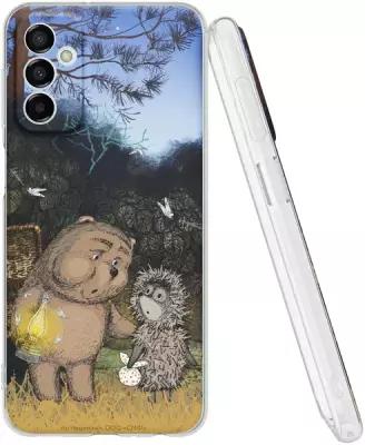 Силиконовый чехол mCover для Samsung Galaxy M23 5G Союзмультфильм Ежик в тумане и медвежонок