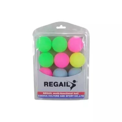 Шарики для настольного тенниса Junfa цветные, 12 шт в наборе