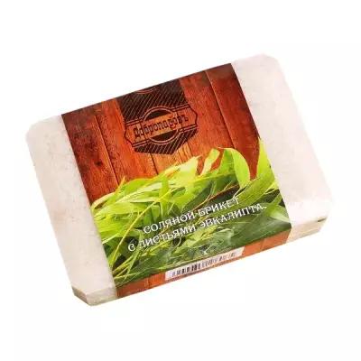 Соляной брикет с листьями эвкалипта, 1,35 кг "Добропаровъ" 3519606