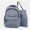 Набор рюкзак молодёжный из текстиля, сумка-шопер, цвет белый/чёрный