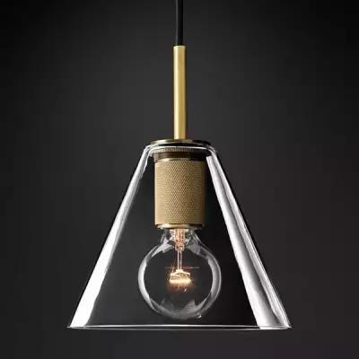 Подвесной светильник RH Utilitaire Funnel Pendant Brass