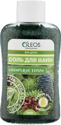 OLEOS Соль для ванн Сибирское тепло, 400 г