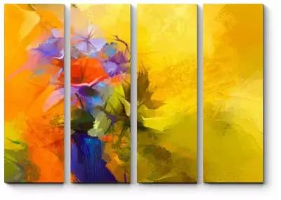 Модульная картина Цветущие краски весны 190x143