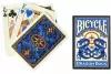 Карты игральные 54 шт. Bicycle Dragon Blue покерные, с пластиковым покрытием