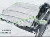 Защитная накидка (чехол) от наледи, солнца на лобовое стекло Фольксваген Транспортер (2003 - 2009) пикап двойная кабина / Volkswagen Transporter, Полиэстер, Серебристый, размер 145х105 см