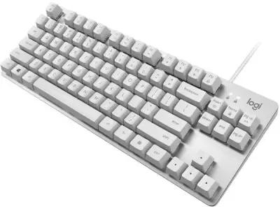 Игровая клавиатура Logitech K835 TKL Blue Switch, белый, русская, 1 шт