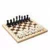 Шахматные фигуры турнирные, пластик, король h-10.5 см, пешка h-5 см