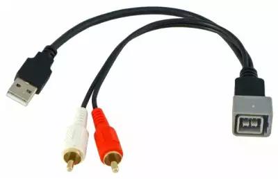 USB-AUX переходник Incar CON USB-LADA для LADA Vesta, NISSAN