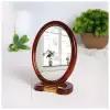 Зеркало складное-подвесное, двустороннее, с увеличением, зеркальная поверхность 8 × 12 см, цвет «янтарный»