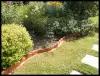 Забор декоративный МастерСад Волна терракот 3.2 метра / Ограждение садовое, бордюр для сада, огорода, клумб, грядок / пластиковый