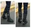Чехлы дождевики (бахилы многоразовые) для защиты обуви, дождевые мотобахилы размер XL, цвет черный