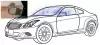 Водосток лобового стекла Toyota Caldina 1997-2000, 2000-2002