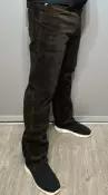 Мужские джинсы Montana из вельвета, прямые, темно-коричневый цвет, размер W30 L34