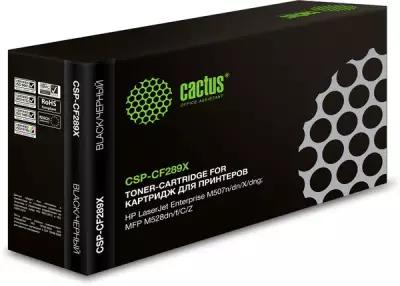 Картридж лазерный Cactus CSP-CF289X черный 10000стр. для HP LJ M507MFP M528