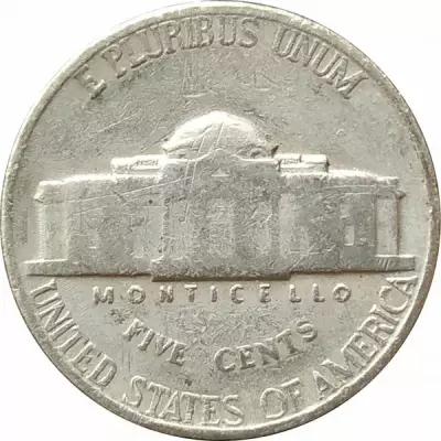 5 центов 1940 США без знака монетного двора из оборота