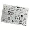 Объемный декор Dak Print 3D NY88 белый/черный