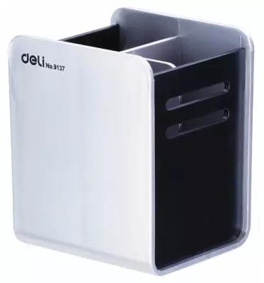 Подставка Deli E9137 для пишущих принадлежностей 90х80х110мм ассорти пластик