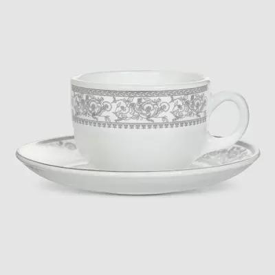 Набор чайных пар La Opala Persian silver 6 персон 12 предметов