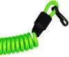 Страховочный шнур (Тренчик) из паракорда с карабинами Цвет: Neon Green