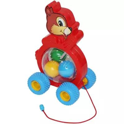 Каталка-игрушка Cavallino Бимбосфера Бурундук (54449) со звуковыми эффектами