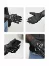 Мотоперчатки сенсорные, с защитным корпусом ASPOLIFE, Противоскользящая поверхность, защита пальцев рук, тактические перчатки размер M