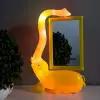 Настольная лампа с фоторамкой Слон LED 5Вт USB желтый 17х6,5х28 см