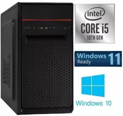 Офисный компьютер на процеccoре Intel Core i5-10400 (8 ГБ / Intel UHD Graphics 630 / 120 ГБ / Без DVD-RW / Без HDD / Да / Windows 10 Pro)