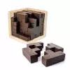 Головоломка тетрис Magic Tetris Cube развивающая пазл 3D Wood IQ Puzzle деревянная (54 детали)