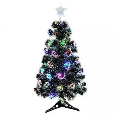 Ель искусственная светодиодная декорированная TREE LUSH BEAUTY 120см / Сосна Рождественская,Новогодняя / Зеленый