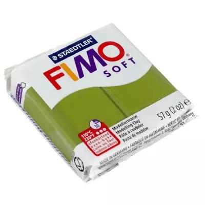 Полимерная глина FIMO Soft запекаемая оливковый (8020-57), 57 г