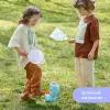 331906, Игрушка фрисби для детей Happy Baby катапульта детская для активных игр, желтая