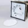 Светодиодная фигура «Граммофон с Дедом Морозом» 11 × 28 × 11 см, пластик, батарейки ААх3 (не в комплекте), USB, свечение тёплое белое