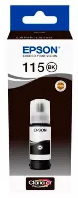 Чернила 115 для Epson L8180, L8160 C13T07C14A черные