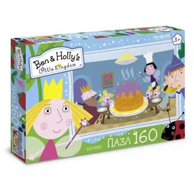 Пазл Origami Ben & Holly's Little Kingdom Праздничный торт (02864), 160 дет