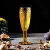 Бокал стеклянный для шампанского «Босфор», 160 мл, 7×7×20 см, цвет жёлтый