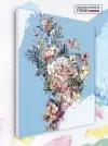 Картина по номерам на холсте Череп и цветы 2, 40 х 50 см